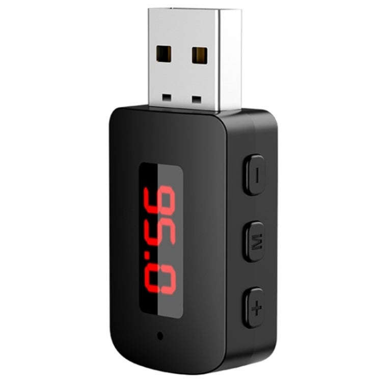 M10 Car Digital Display FM Radio USB Bluetooth Adapter Wireless Audio Receiver