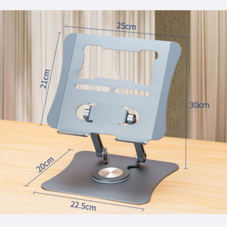 G69 Heat Dissipation Rotatable Notebook Desktop Stand Aluminum Alloy Foldable Laptop Bracket(Black)