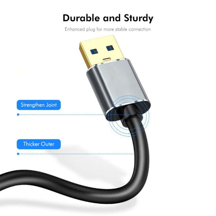 ENKAY USB 3.1 Type-C to USB 3.0 Micro B 10Gbps Data Camera Hard Drive Cable, Length:1m