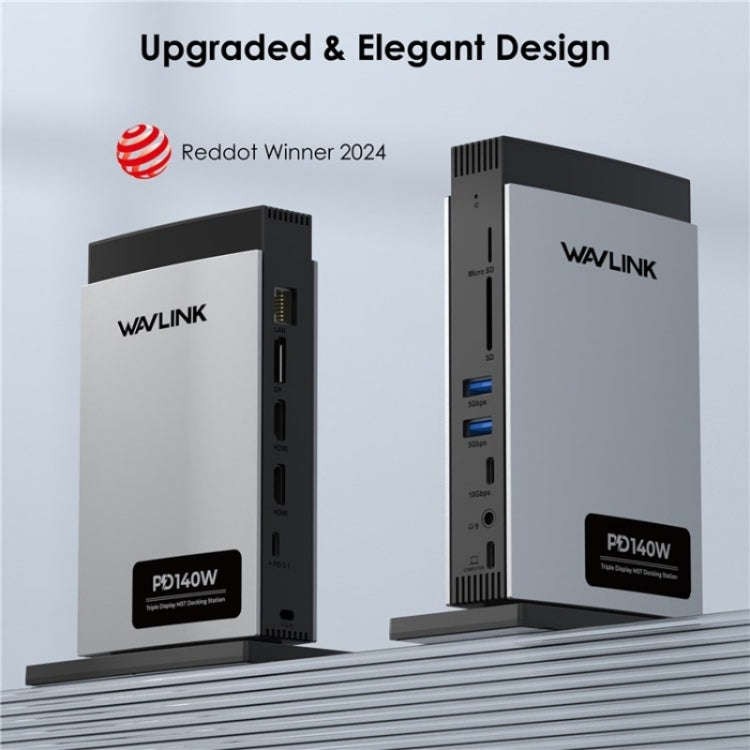 WAVLINK WL-UMD26 11 in 1 140W PD 3.1 USB-C 8K Displayport Charging Docking Station