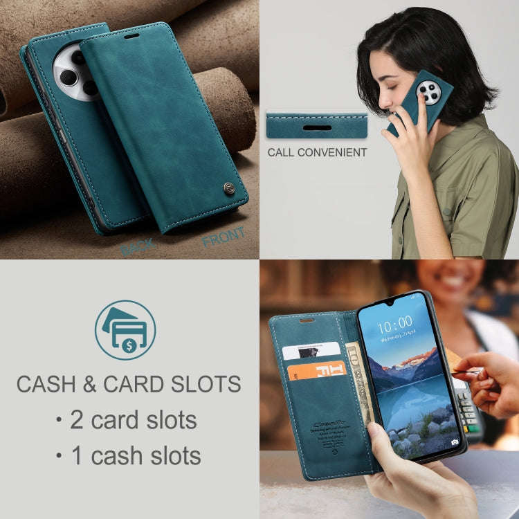 For Redmi 14C CaseMe 013 Multifunctional Horizontal Flip Leather Phone Case(Blue)