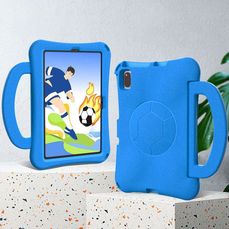 For Huawei MatePad SE 10.4 2022 / 2023 Handle Football Shaped EVA Shockproof Tablet Case(Blue)