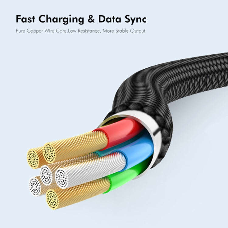 ENKAY ENK-CB169USB C / Type-C to Mini USB 2.0 Charging Cord Data Cable, Length 1m(Black)