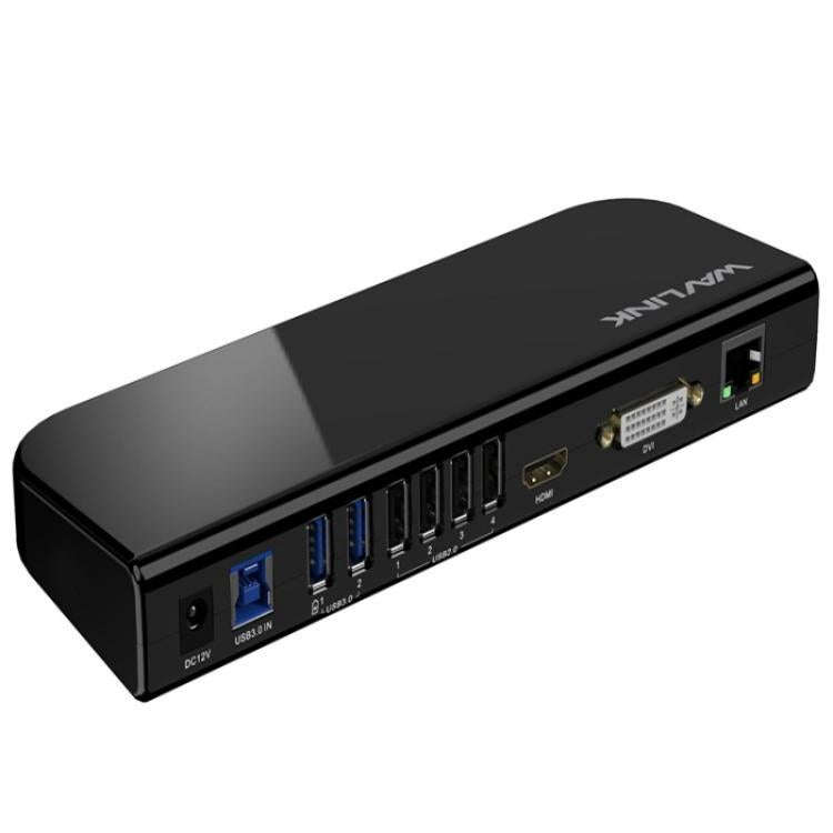 WAVLINK UG49DK1 For Windows Mac Android 13 In 1 USB-C Hub Dual Display Docking Station, Plug:EU Plug