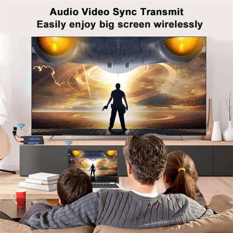BOVBOX 092 Pro Audio Video Transmitter Receiver 300m Wireless HDMI Extender, Plug:US Plug