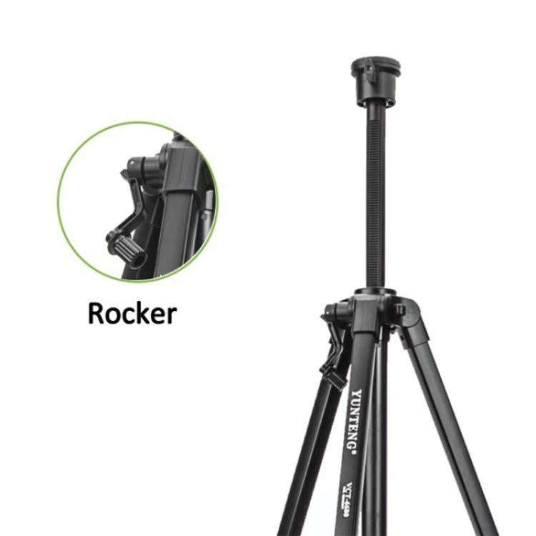 YUNTENG VCT-6680 Travel Tripod Telescopic 152CM Camera Mount Phone Tripod