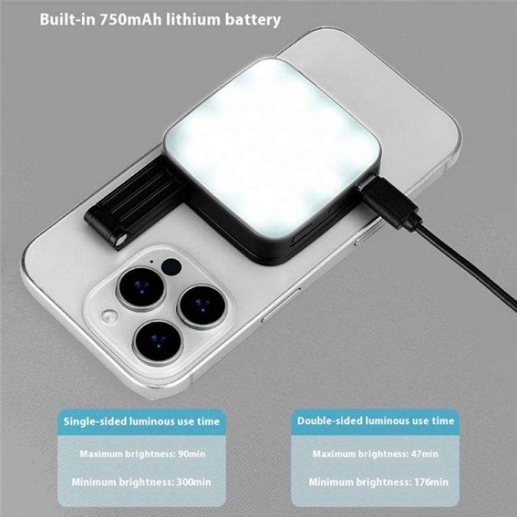 M42 Double-Sided Lighting Fill Light MagSafe Magnetic Phone Selfie Beauty Lamp(Black)