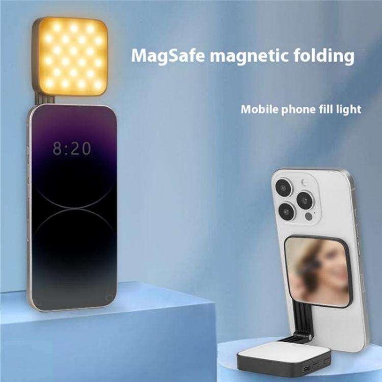 M42 Double-Sided Lighting Fill Light MagSafe Magnetic Phone Selfie Beauty Lamp(Black)