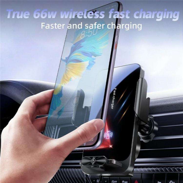 SD06 Car Air Vent Mount Anti Shake Automatic Clamping Wireless Charging Phone Stand
