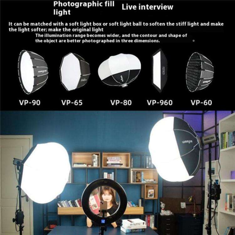 VILTROX Ninja 10B 2800-6800K Photography Studio Streaming Fill Light 120W LED Video Light(EU Plug)