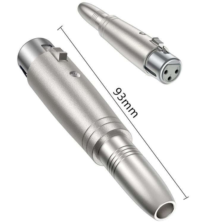 JUNSUNMAY XLR Female to 6.35mm Female Audio Adapter