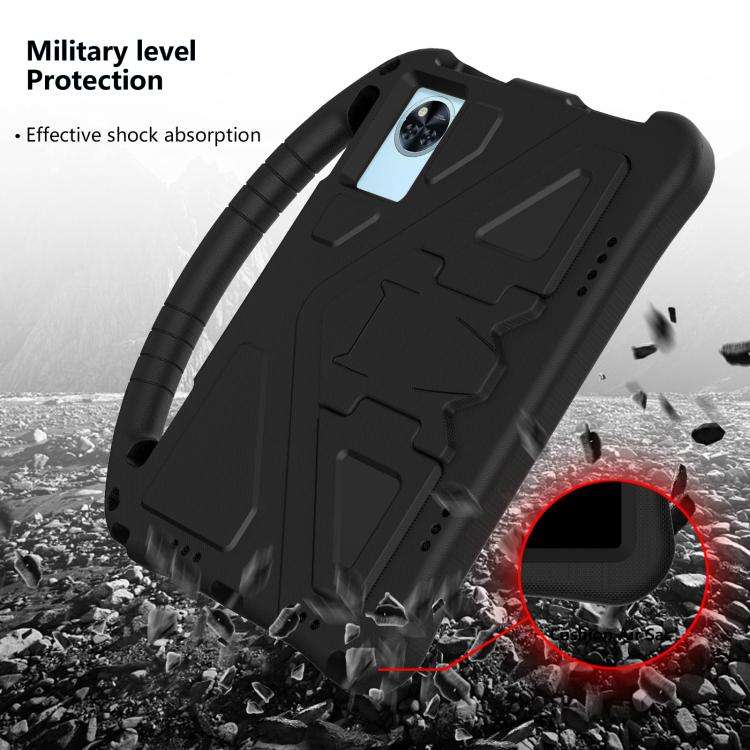 For Doogee U11 / U11 Pro / Infinix XPad 30E EVA Shockproof Tablet Case with Holder(Black)