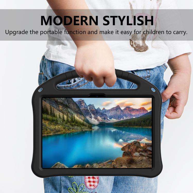 For Doogee T30 Pro 11 2023 EVA Shockproof Tablet Case with Holder(Black)