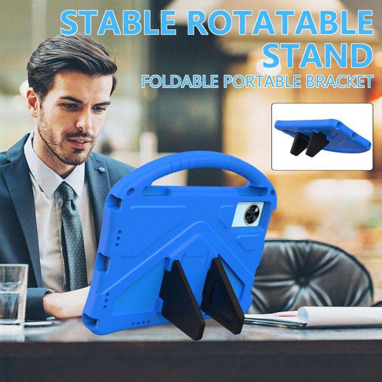 For Doogee T30 Pro 11 2023 EVA Shockproof Tablet Case with Holder(Blue)