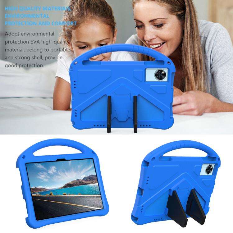 For Doogee T30 Pro 11 2023 EVA Shockproof Tablet Case with Holder(Blue)
