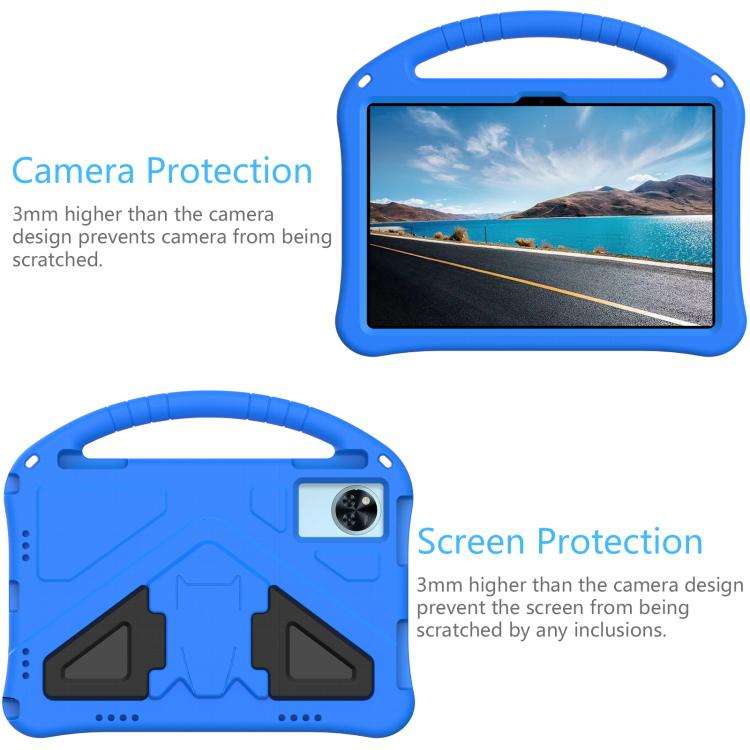 For Doogee T30 Pro 11 2023 EVA Shockproof Tablet Case with Holder(Blue)