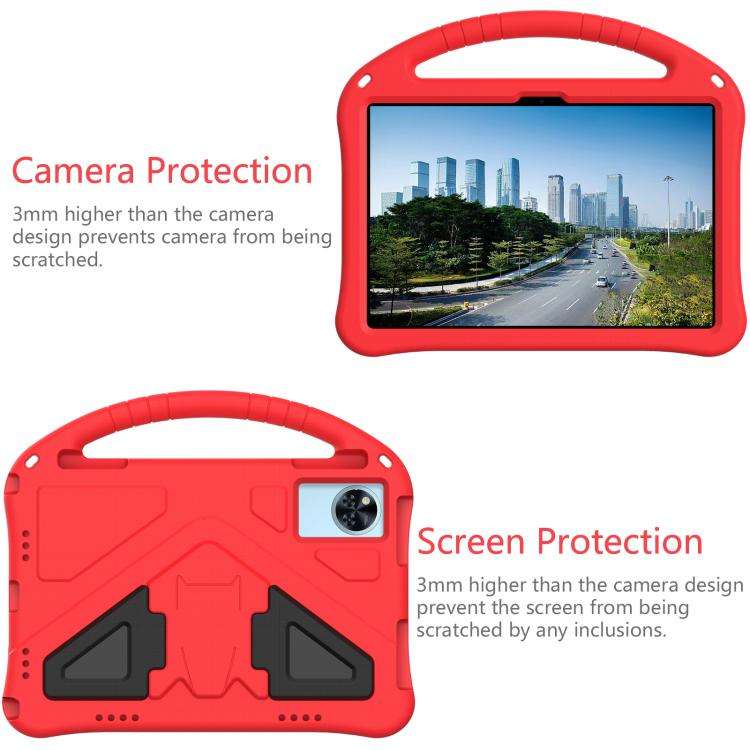 For Doogee T30 Pro 11 2023 EVA Shockproof Tablet Case with Holder(Red)