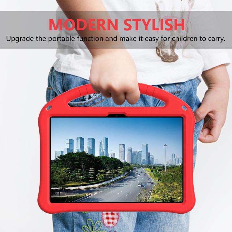 For Doogee T30 Pro 11 2023 EVA Shockproof Tablet Case with Holder(Red)