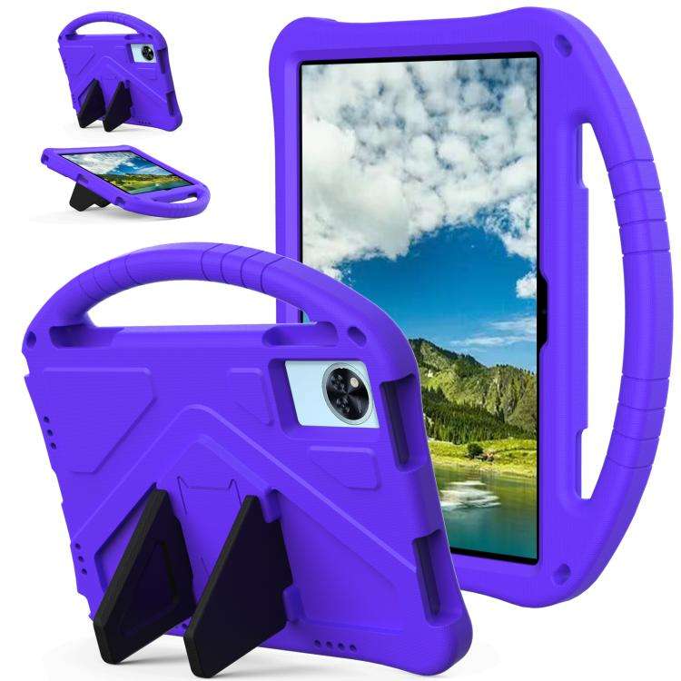 For Doogee T30 Pro 11 2023 EVA Shockproof Tablet Case with Holder(Purple)