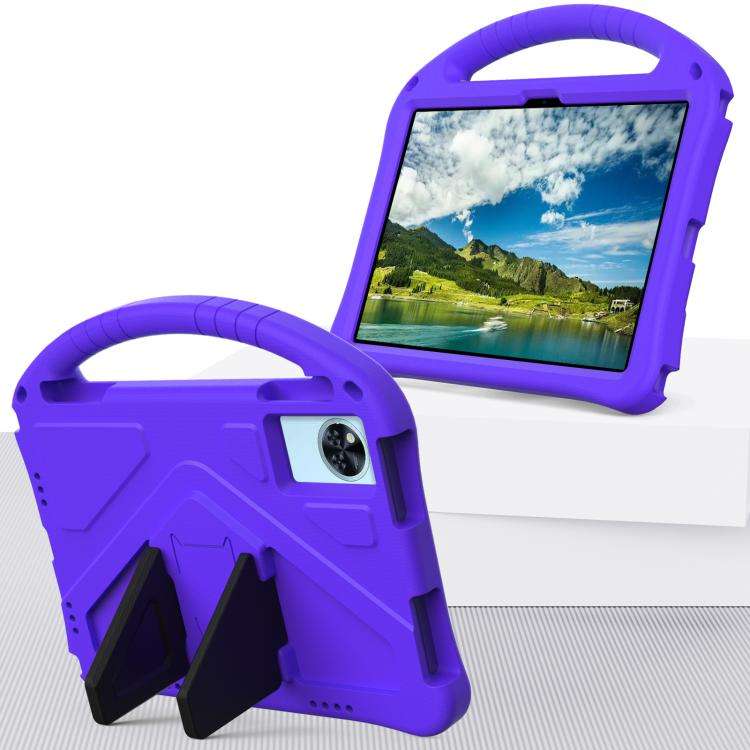 For Doogee T30 Pro 11 2023 EVA Shockproof Tablet Case with Holder(Purple)