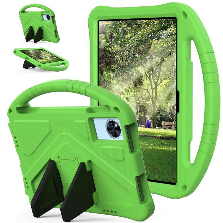 For Doogee T30 Pro 11 2023 EVA Shockproof Tablet Case with Holder(Green)