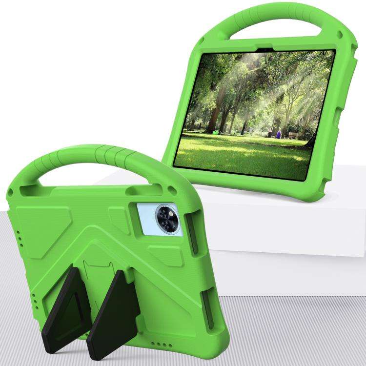 For Doogee T30 Pro 11 2023 EVA Shockproof Tablet Case with Holder(Green)