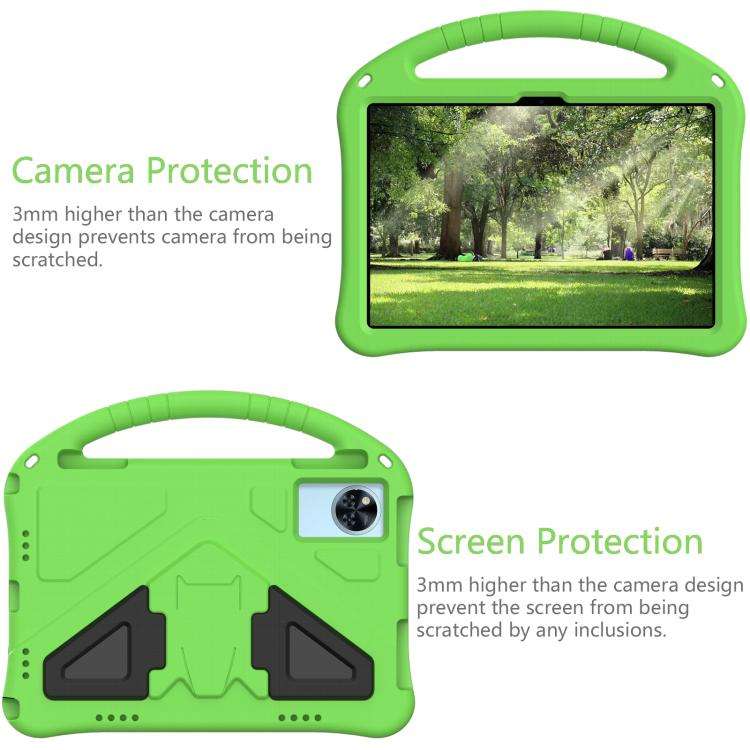 For Doogee T30 Pro 11 2023 EVA Shockproof Tablet Case with Holder(Green)