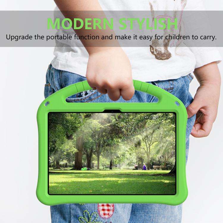 For Doogee T30 Pro 11 2023 EVA Shockproof Tablet Case with Holder(Green)