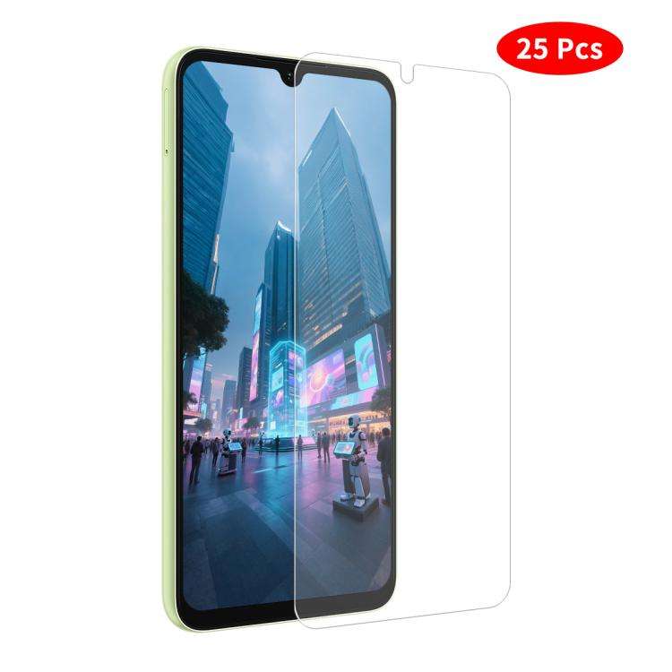 For Redmi 14C JUNSUNMAY 25 PCS/Pack Screen Protector Tempered Glass Film