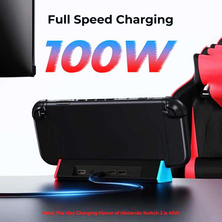 For Nintendo Switch 2  4K Docking Station Projection Dock Base