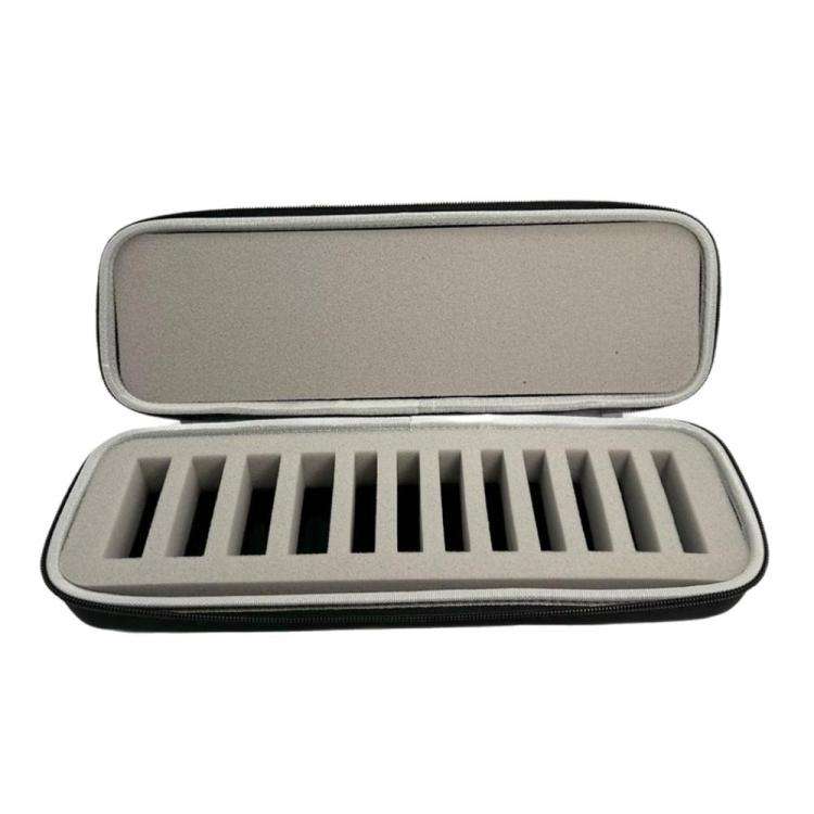 Portable Hair Beauty Grooming Trimmer Replacement Blade Hard Storage Box with 12 Built-in Blade S...