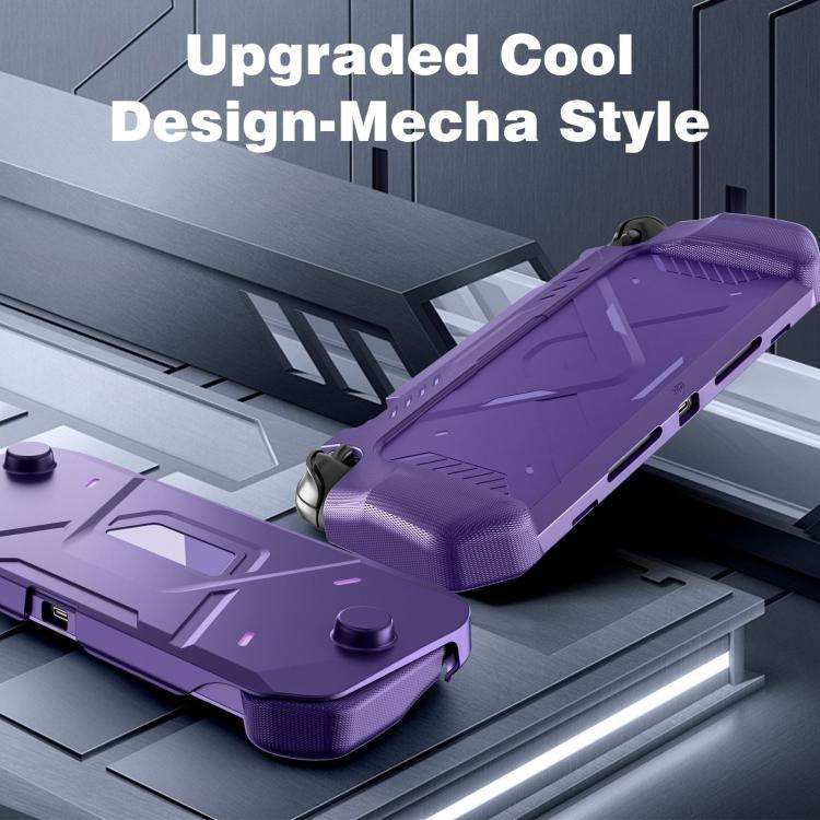 For Nintendo Switch 2 Game Console Mecha Style TPU Protective Case(Purple)