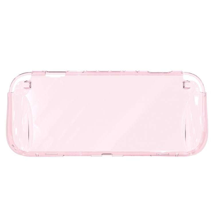 For Nintendo Switch 2 Game Consoles Transparent TPU Protective Case(Translucent Pink)