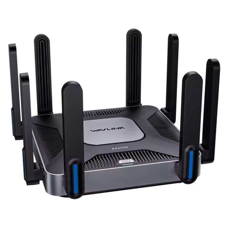 WAVLINK WN592AX6 2.5G Multi Gig Port Quad Core CPU AX6000 Dual Band WiFi 6 Router, Plug:US Plug