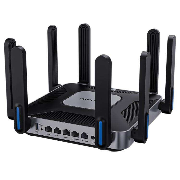 WAVLINK WN592AX6 2.5G Multi Gig Port Quad Core CPU AX6000 Dual Band WiFi 6 Router, Plug:US Plug