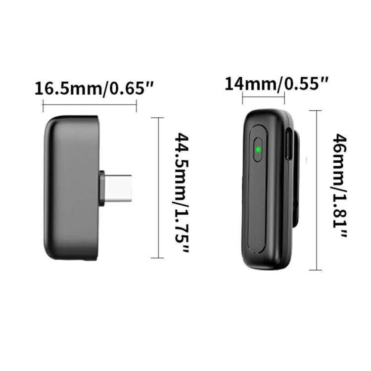 M6 2 Microphone + 1 Receiver Wireless Microphone AI Noise Reduction Live Streaming Mic(Blue)