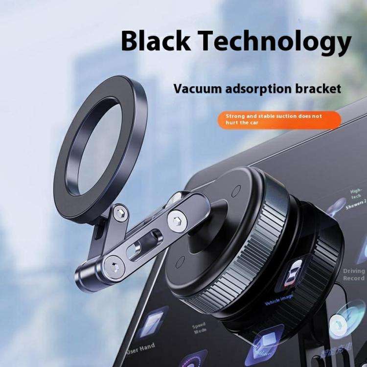 X53 Vacuum Suction Cup 360 Rotation Foldable Cellphone Bracket Magnetic Car Dashboard Phone Holder