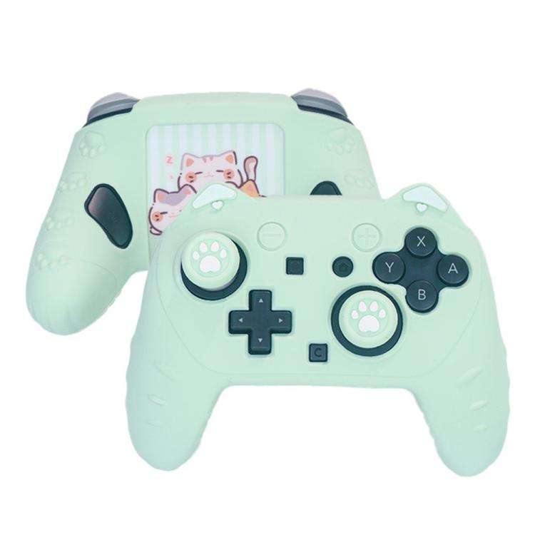 For Nintendo Switch 2 Pro Game Controller Silicone Protective Cover(Green)
