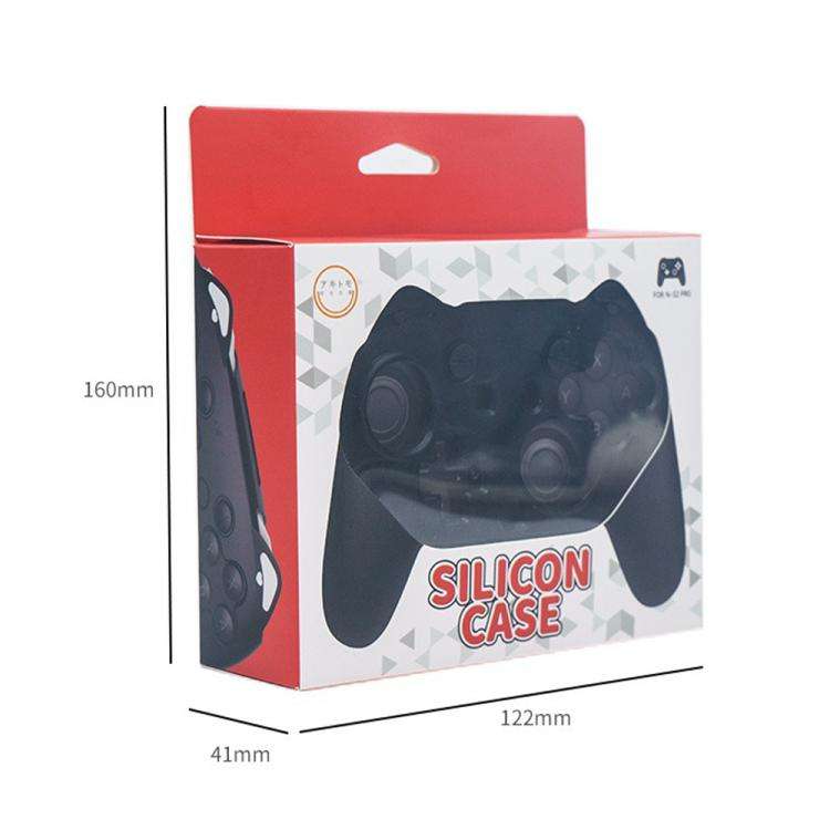 For Nintendo Switch 2 Pro Game Controller Silicone Protective Cover(Black)