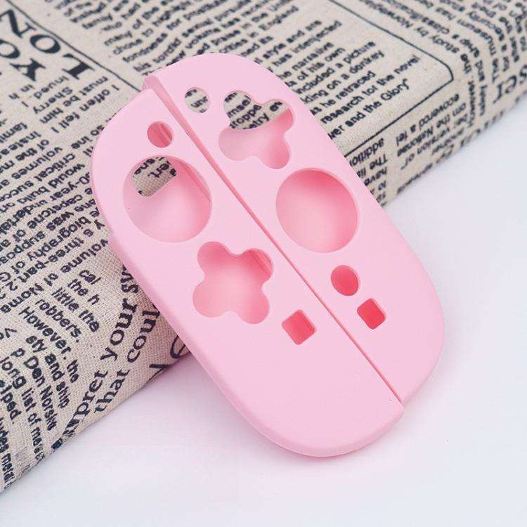 For Nintendo Switch 2 Game Controller Half-Cover Silicone Protective Cover(Pink)