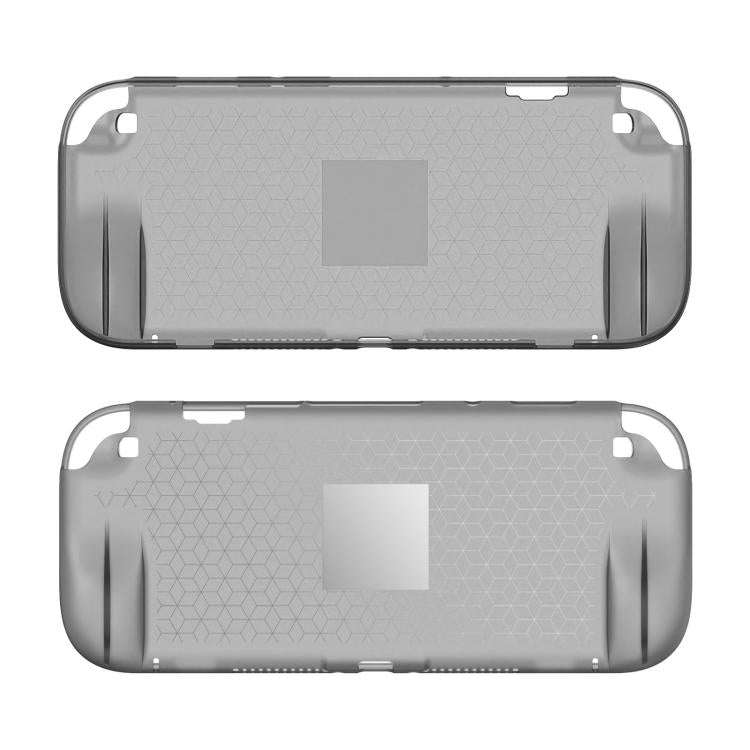 For Nintendo Switch 2 Game Console Anti-slip Integrated TPU Protective Case(Transparent Gray)