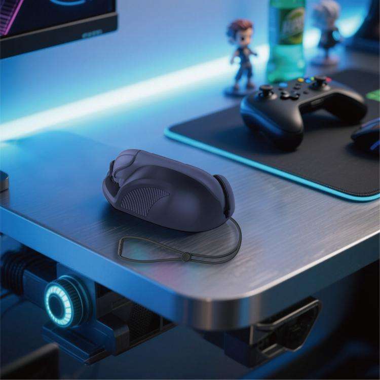 For Nintendo Switch 2  PGTECH Mini Portable Mouse with Left and Right Gaming Hand Controllers(Black)