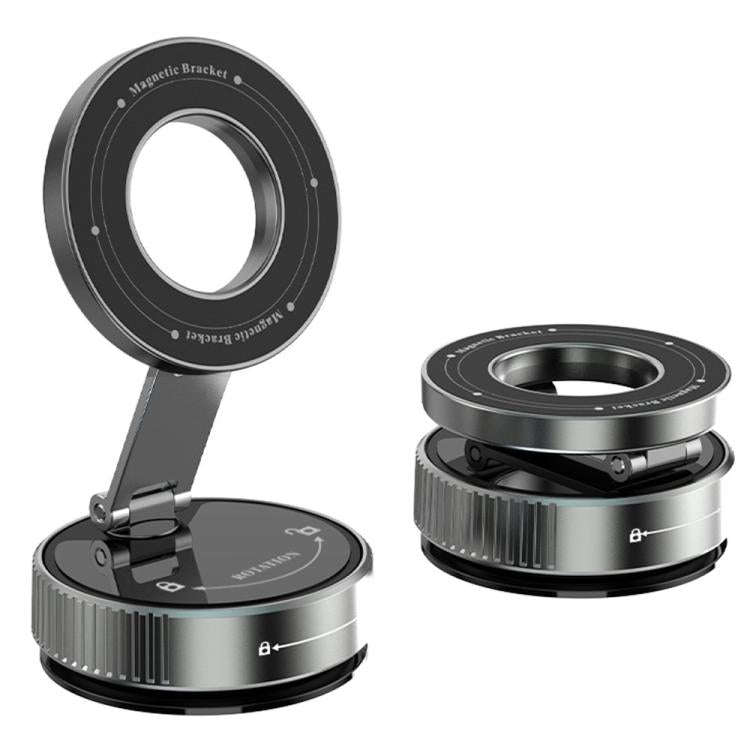 K1 360 Degree Rotation Foldable Navigation Stand Magnetic Car Phone Holder Suction Cup Base
