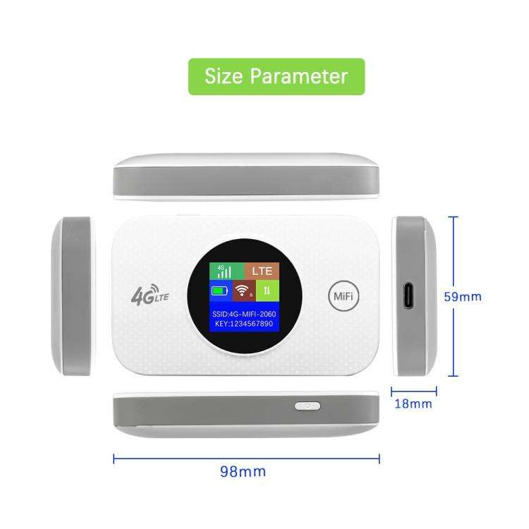 MF968-E Eurasian Version Removable Battery Mobile Router 4G Portable WiFi Hotspot Device