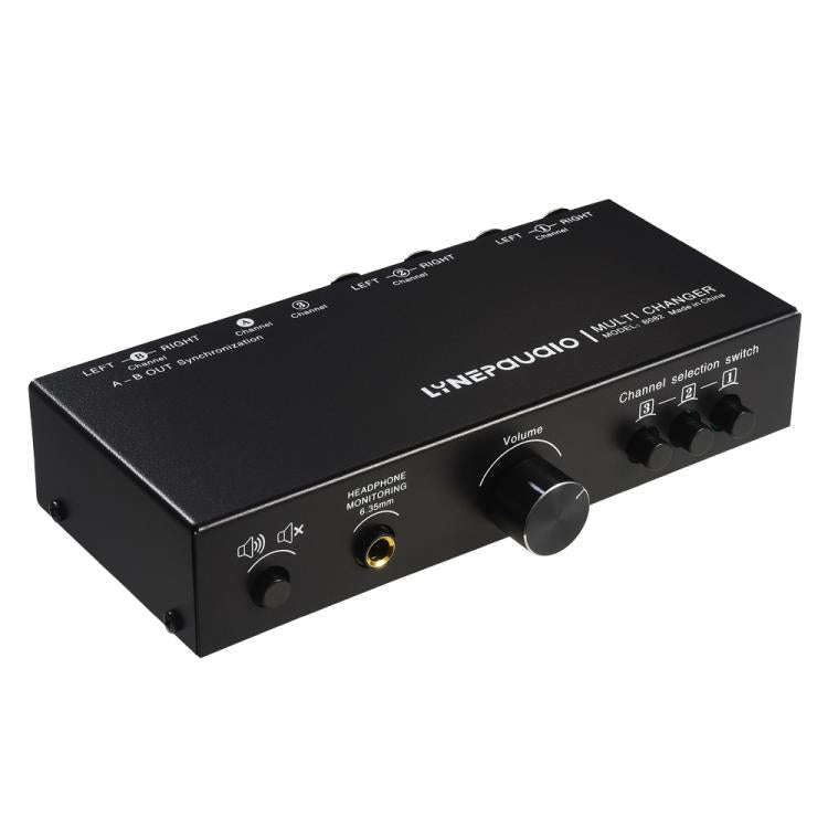 B082 3 Input 3 Output Audio Signal Selector Balanced Line Switcher