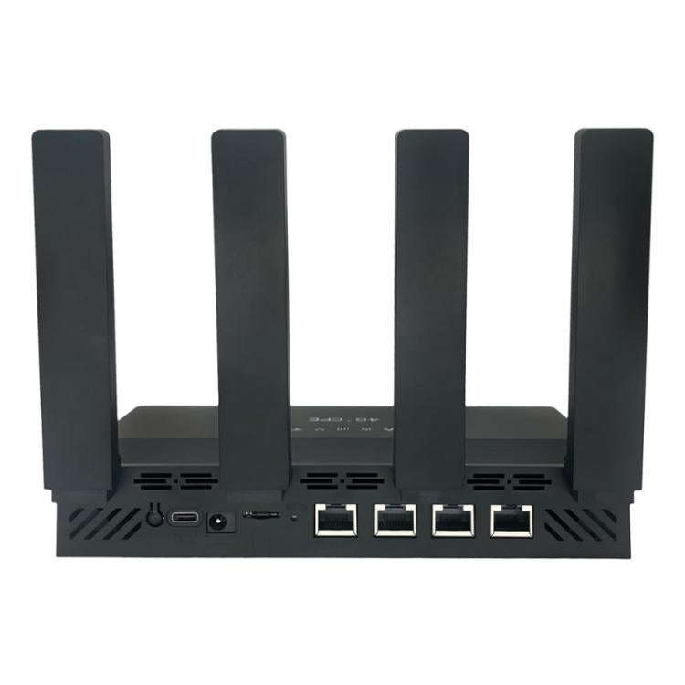 WR800 600Mbps High Speed 4G LTE WiFi Router 4 LAN Ports WiFi 6, Plug:EU Plug