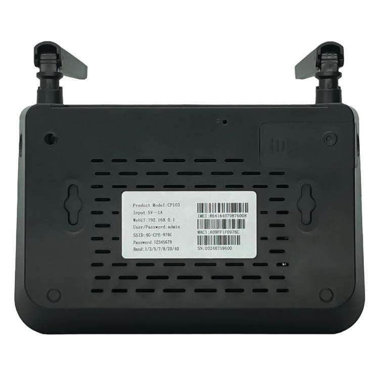CP103 Home SIM Card 4G 300Mbps Wireless Network Single Port Router LTE WIFI Router, Plug:US Plug