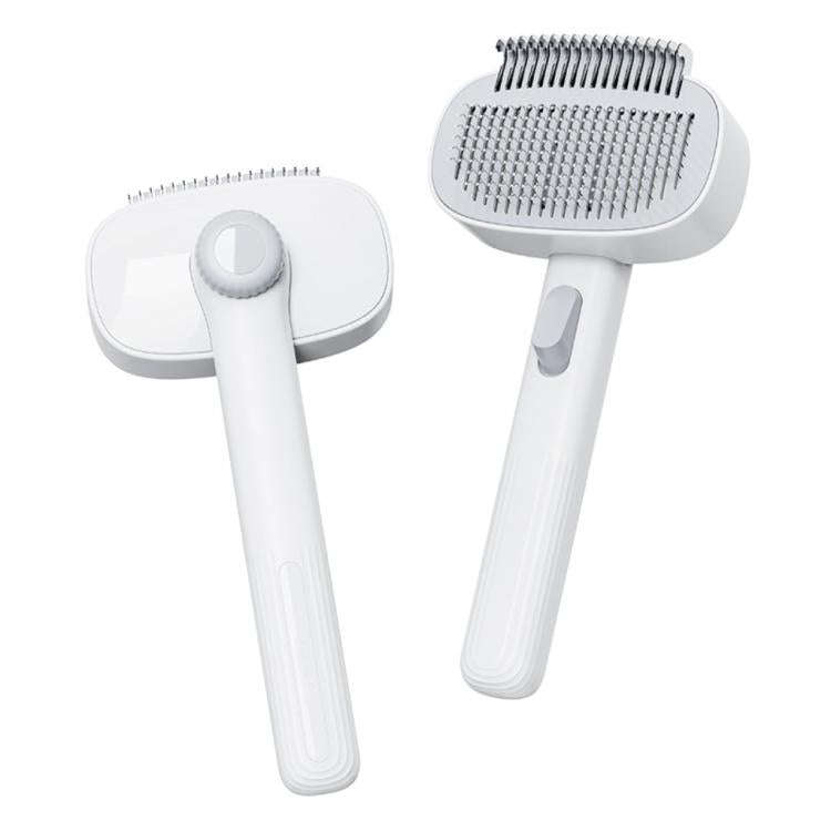 Pet Detangling Comb The Ultimate Grooming Tool(White Gray)