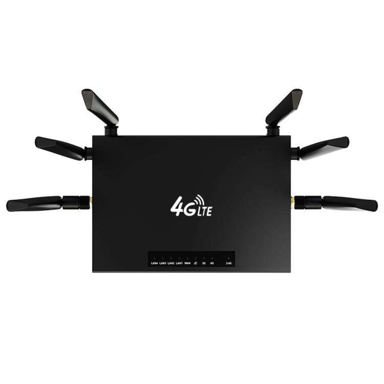 ED128-L 300Mbps Wireless WiFi Home Office SIM Card American Version 4G LTE Industrial Router, Plu...