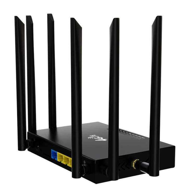 ED128-L 300Mbps Wireless WiFi Home Office SIM Card American Version 4G LTE Industrial Router, Plu...
